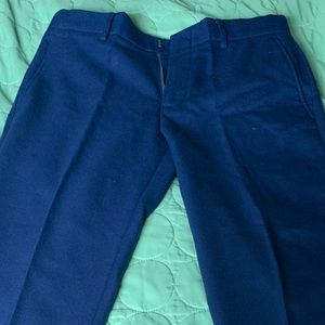 J. Crew Bowery Slim Wool Bright Navy Dress Pant 29